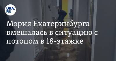 Мэрия Екатеринбурга вмешалась в ситуацию с потопом в 18-этажке