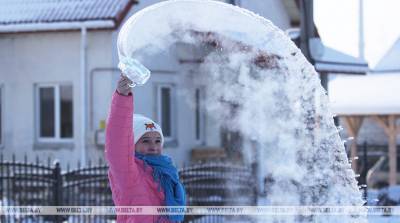 Температура воздуха утром 17 января в Гродно опустилась ниже -20°С