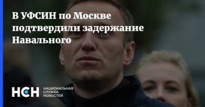 В УФСИН по Москве подтвердили задержание Навального