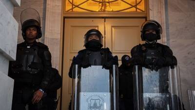Десятки вооруженных граждан собрались у здания парламента Мичигана в США