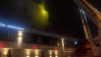 В Одессе во время пожара в гостинице погибли два человека