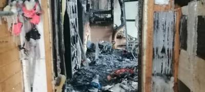 Жителям сгоревшего дома в поселке в Карелии нужна помощь