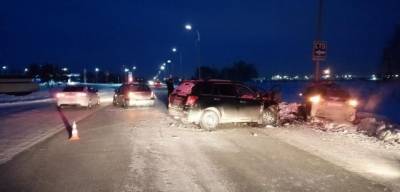Три человека пострадали в ДТП с участием четырёх автомобилей в Кузбассе