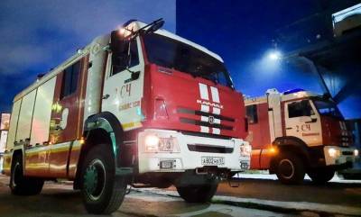 При пожаре в центре Смоленска пострадал человек