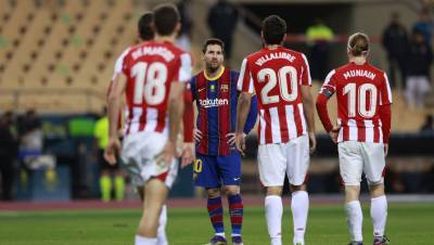 Месси могут дисквалифицировать на 12 матчей после удаления в финале Суперкубка Испании