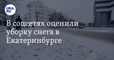 В соцсетях оценили уборку снега в Екатеринбурге. «К июлю обещали вывезти»