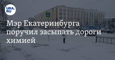 Мэр Екатеринбурга поручил засыпать дороги химией