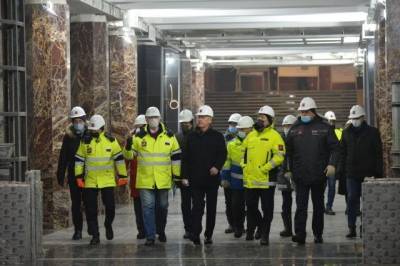 Собянин рассказал о ходе реконструкции станции метро «Каховская»