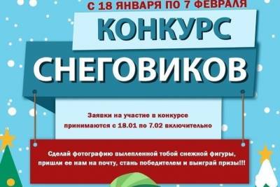 В Твери пройдёт конкурс на лучшего снеговика города