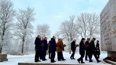 В День прорыва блокады Ленинграда прошла торжественная акция памяти "На рубеже бессмертия"