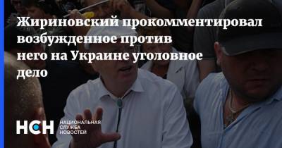 Жириновский прокомментировал возбужденное против него на Украине уголовное дело