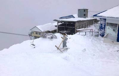 Лавина сошла на горнолыжном курорте в Карачаево-Черкесии. Под завалами могут находиться до 12 человек