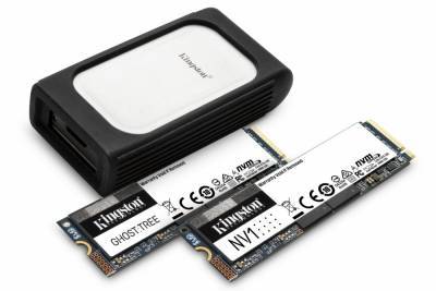Kingston представил на CES 2021 накопители SSD со скоростью 7000 МБ/с и другие новинки