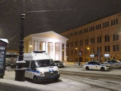 К «Гостиному двору» в Петербурге стянули десятки машин полиции и ОМОН, продолжаются жесткие задержания