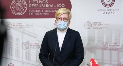 Премьер Литвы: Кабмин пока не будет рассматривать открытие магазинов