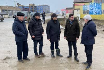 Батыр Эмеев посетил подтопленное село Новокули Новолакского района
