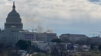 Капитолий США временно был эвакуирован из-за возможного пожара