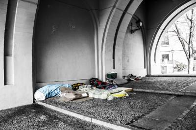 Названо число бездомных в Петербурге