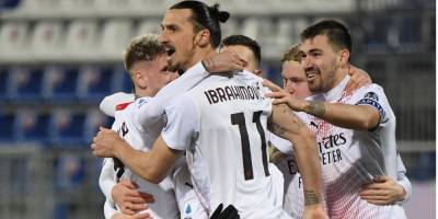Милан благодаря первым за два месяца голам Ибрагимовича укрепил лидерство в чемпионате Италии — видео