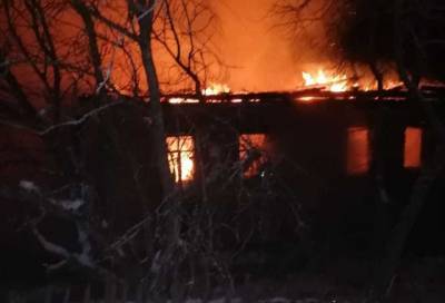 Частный дом площадью больше 200 "квадратов" сгорел в Кингисеппском районе