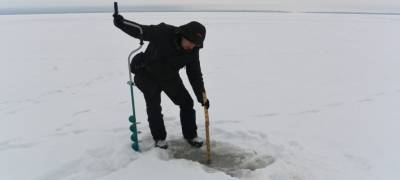 Мэрия Петрозаводска проверила толщину льда на водоемах карельской столицы