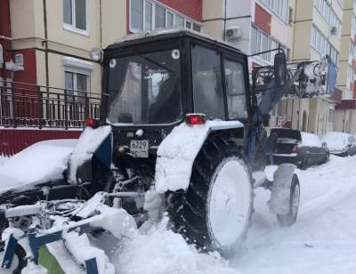 За ночь с улиц Ульяновска вывезли 133 самосвала снега