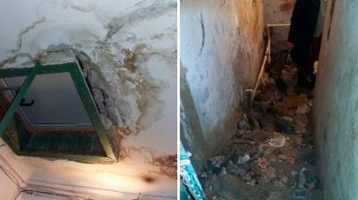 Подвал пятиэтажки в центре Воронежа залило нечистотами