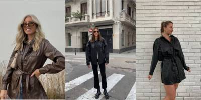 Instagram-тренд: как модницы носят кожаные рубашки этой зимой