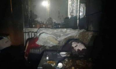 МЧС опубликовало фото сгоревшей квартиры, в которой погибли четыре человека