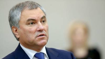 Володин призвал не допустить вмешательства извне во время выборов в Госдуму