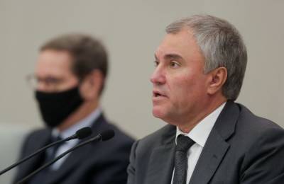 Володин призвал не допустить вмешательства в выборы в Госдуму в сентябре