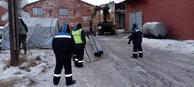 Работы в Питкяранте продолжаются: "РКС-Петрозаводск" помогают восстановить водоснабжение на целлюлозном заводе