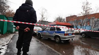 В центре Москвы обстреляли жилой дом