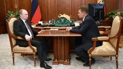 Путин и Миллер обсудили вопрос газификации регионов РФ
