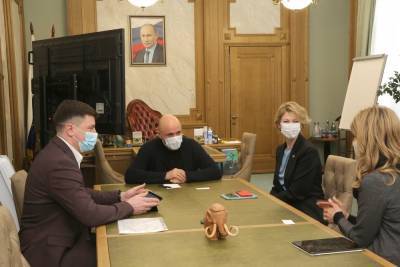 Игорь Артамонов встретился с новым руководителем Сбербанка в Центральном Черноземье