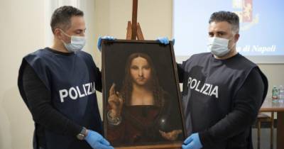 "Спаситель мира": в Италии обнаружили ранее украденное полотно Леонардо да Винчи