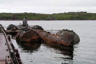 В России нашли «подводном Чернобыле» с 14 ядерными реакторами