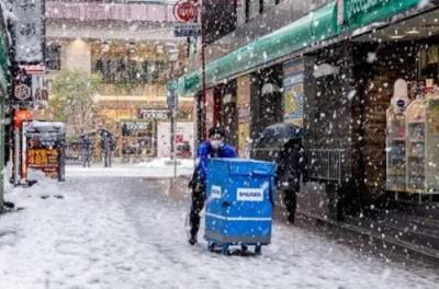 Японию засыпало снегом: погибли более 60 человек