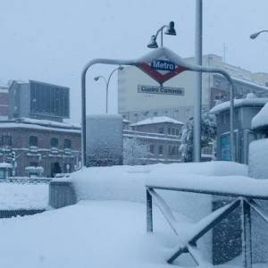 Из-за снегопадов Мадрид объявили зоной бедствия