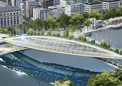 Скоро парижане смогут выращивать овощи и фрукты прямо на пешеходном мосту