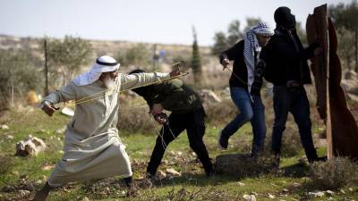 Стычки палестинцев с израильскими военными