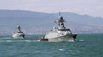 Каспийская флотилия готовится к учениям с боевыми стрельбами