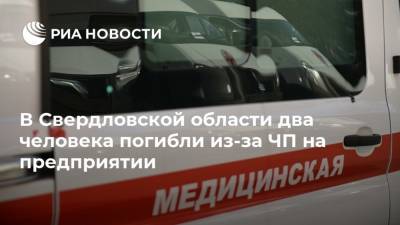В Свердловской области два человека погибли из-за ЧП на предприятии