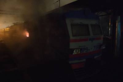 В Одесской области в новогоднюю ночь загорелась электричка