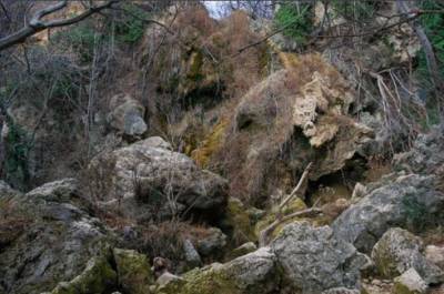 В Крыму полностью пересох водопад