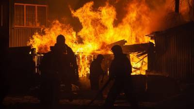 Склад с канцелярскими товарами сгорел в Крыму