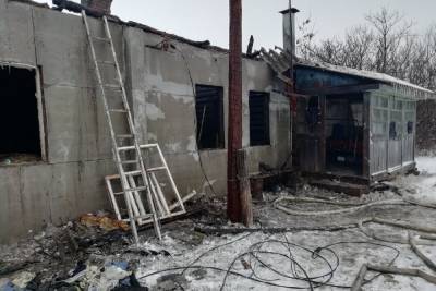 В первый день нового года в Тамбовской области произошло два пожара