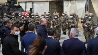 Глава МВД Турции совершил визит в оккупированную боевиками часть сирийского Идлиба