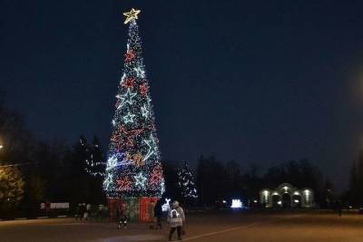 Фоторепортаж новогоднего убранства районов Тамбовской области.Часть 2