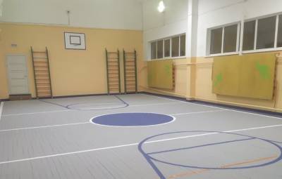 В Смоленской области в школе отремонтировали спортзал
